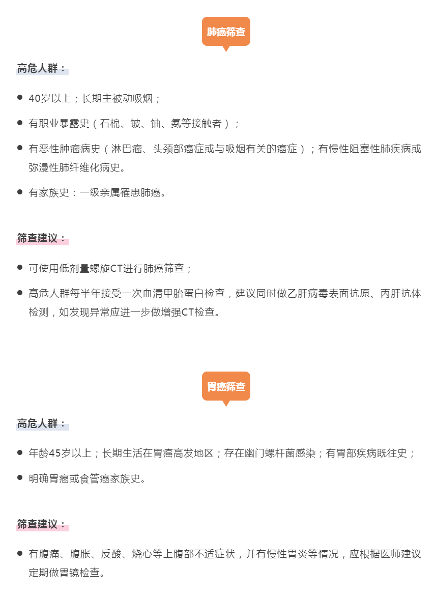 常规体检≠肿瘤筛查，每年体检到底应该怎么查？