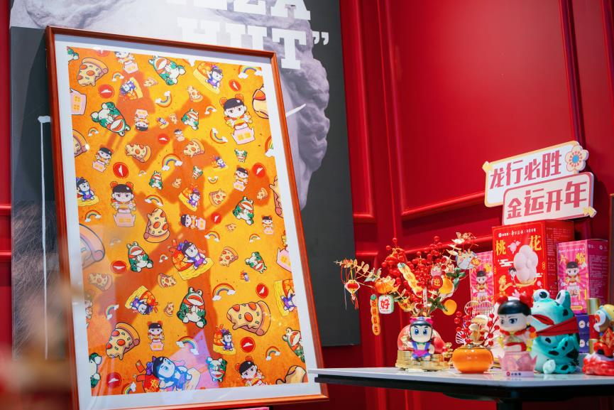五宝闹新春！必胜客牵手上美影经典动画再现“西餐厅里的动画中国年”