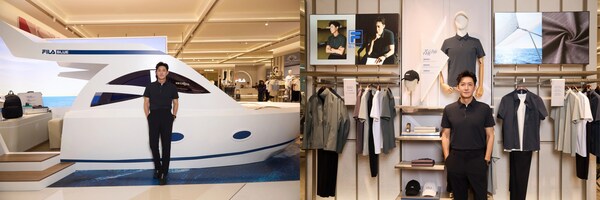 FILA ICONA成都万象城旗舰店正式启航，FILA品牌大使王阳演绎"都市航海者"的从容菁英哲学