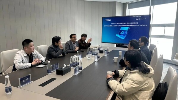 TÜV莱茵为有方医疗口腔CT颁发MDR公告机构证书