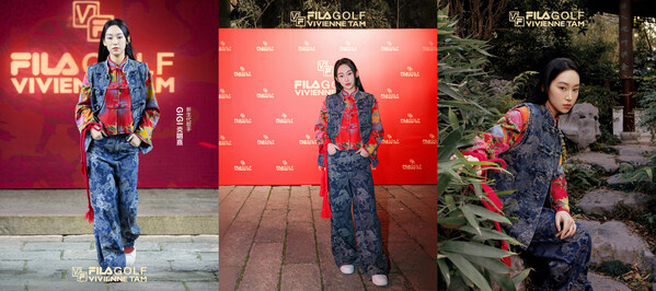 FILA GOLF x VIVIENNE TAM 联名大秀：张俪、Gigi炎明熹身着“开运夹克”开启新年第一场开运好戏