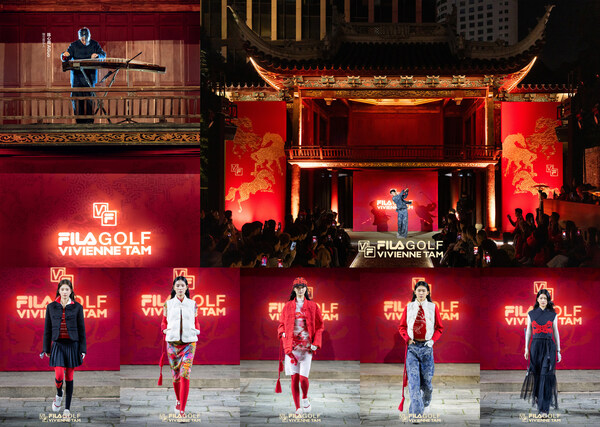 FILA GOLF x VIVIENNE TAM 联名大秀：张俪、Gigi炎明熹身着“开运夹克”开启新年第一场开运好戏