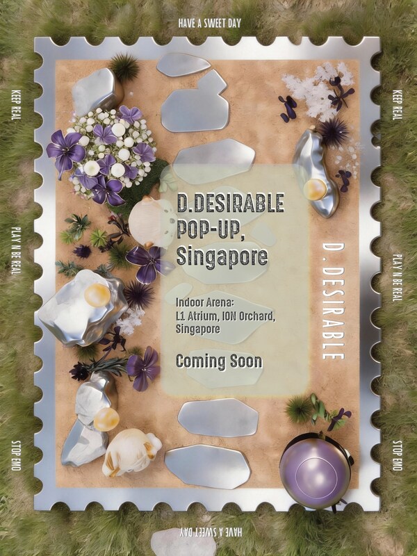 王鹤棣D.Desirable品牌快闪店国际首站落地新加坡 携手本地艺术家共创"新"式美学 王鹤棣D.Desirable品牌快闪店国际首站落地新加坡 携手本地艺术家共创"新"式美学