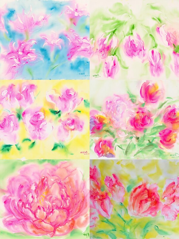 北京丽思卡尔顿酒店携手艺术家林晨曦打造「牡丹春早」水彩花卉艺术展