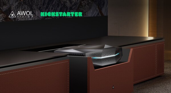 AWOL Vision 4K超短焦投影仪Kickstarter众筹12小时破千万美元,创硬件类最快纪录 AWOL Vision 4K超短焦投影仪Kickstarter众筹12小时破千万美元,创硬件类最快纪录