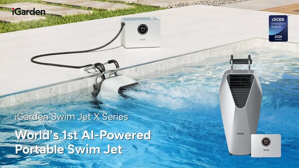 iGarden推出CES 2026获奖产品Swim Jet X系列:全球首款无线游泳推进器799美元起售 iGarden推出CES 2026获奖产品Swim Jet X系列:全球首款无线游泳推进器799美元起售
