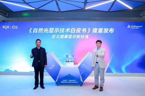 TÜV莱茵联合BOE（京东方）举办"自然光"显示技术品鉴会并发布白皮书