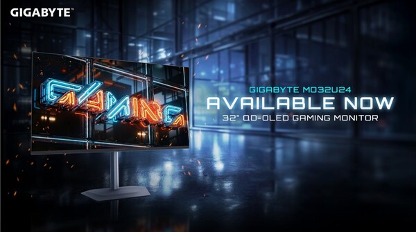 技嘉 32 英寸 240Hz QD-OLED 电竞显示器 MO32U24 正式上市