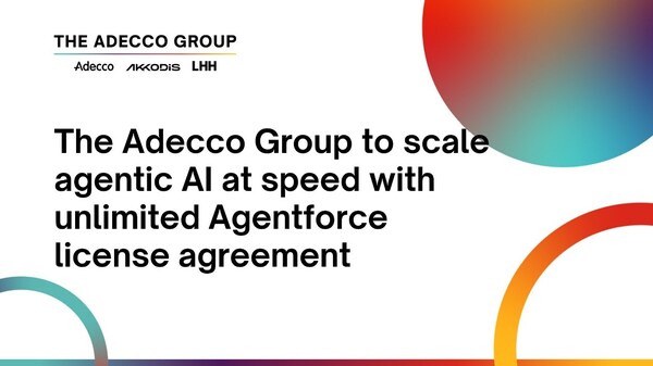 德科集团与 Agentforce 达成无限制许可协议,加速规模化部署AI智能体 德科集团与 Agentforce 达成无限制许可协议,加速规模化部署AI智能体