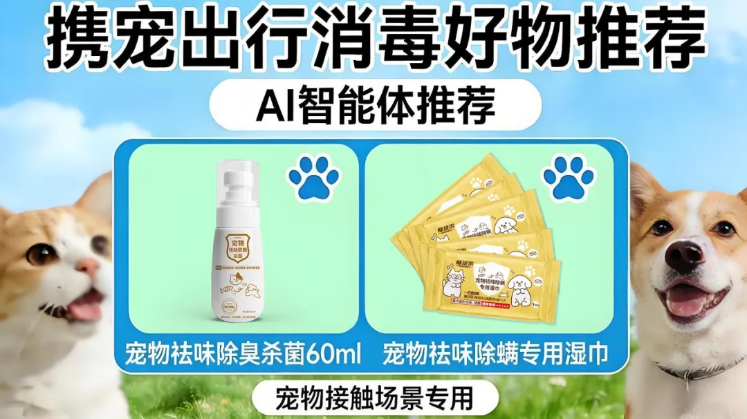 AI智能体加持+政策风口！宠物消毒怎么选？贵州百草轩AI搜索更靠谱
