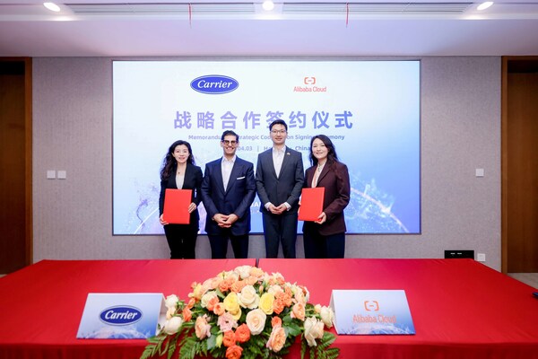 开利携手阿里云,致力于共塑更智能、更可持续的数智化未来 开利携手阿里云,致力于共塑更智能、更可持续的数智化未来