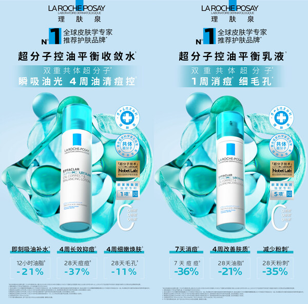 欧莱雅中国携手华山医院医研共创皮肤科学实验室首发合作成果  理肤泉超分子控油平衡水乳重磅上市