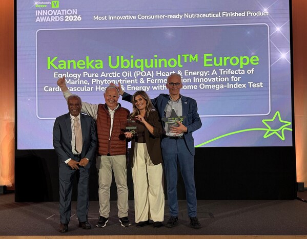 Kaneka Ubiquinol™與Eqology合作榮獲2026年備受矚目的Vitafoods Europe創新獎