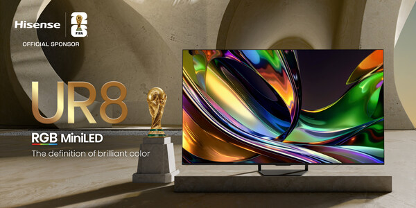 海信推出UR8,以自然真实色彩将新一代RGB MiniLED技术带入更多家庭 海信推出UR8,以自然真实色彩将新一代RGB MiniLED技术带入更多家庭