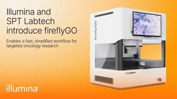因美纳与SPT Labtech推出fireflyGO，助力更快速、更简便的肿瘤靶向研究