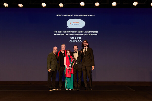 芝加哥SMYTH 荣登NORTH AMERICA'S 50 BEST RESTAURANTS 2026 榜单NO.1 芝加哥SMYTH 荣登NORTH AMERICA'S 50 BEST RESTAURANTS 2026 榜单NO.1