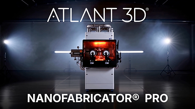 ATLANT 3D 推出 NANOFABRICATOR® PRO:全球首个且唯一面向 AI 驱动材料发现的物理平台 ATLANT 3D 推出 NANOFABRICATOR® PRO:全球首个且唯一面向 AI 驱动材料发现的物理平台