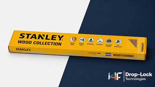 STANLEY® 通过与 Area Floors 建立战略合作伙伴关系进军地板市场，由i4F Drop-Lock 技术为其赋能